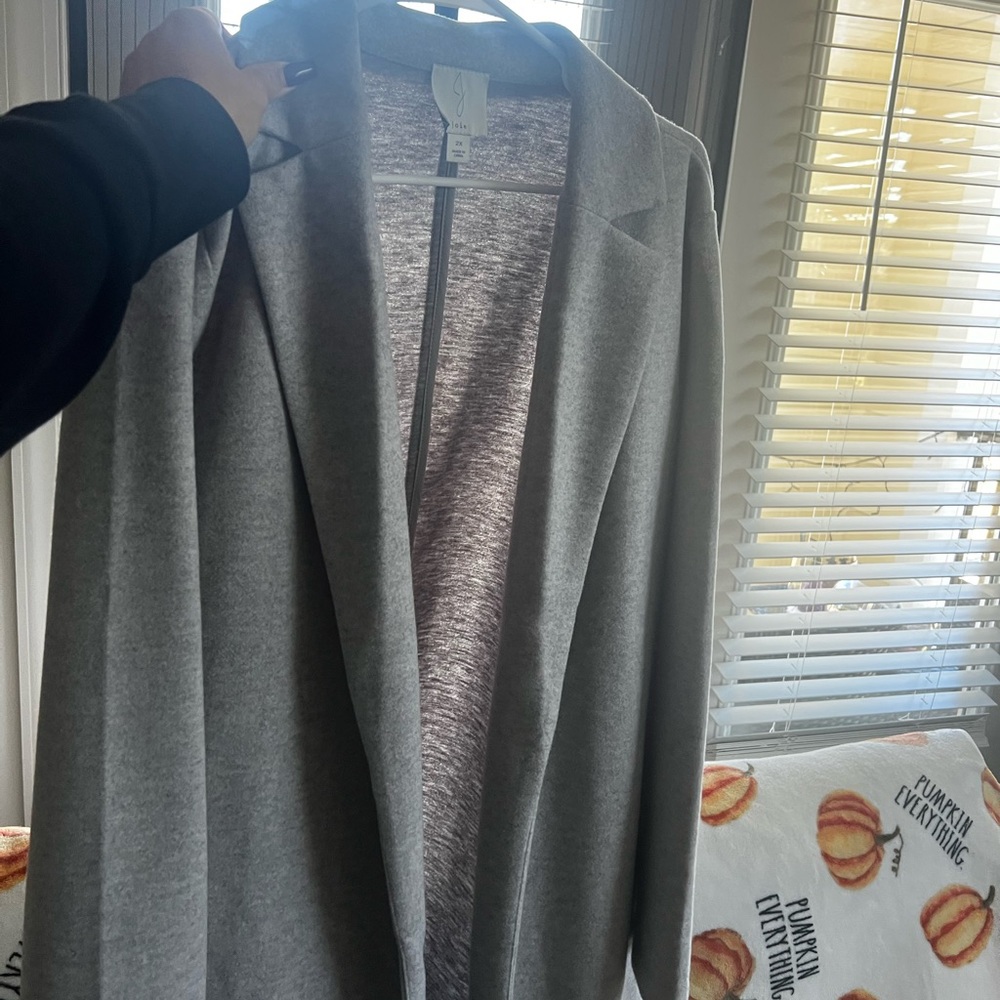 Heather grey coat
